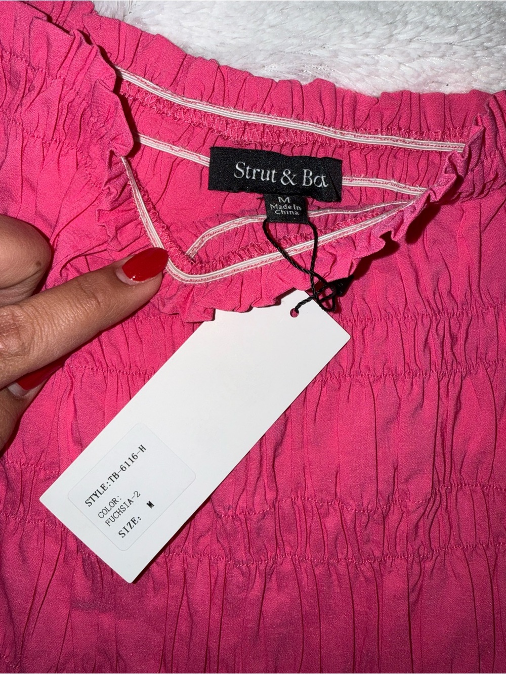 Puff-Sleeve Top - Picture 2 of 2